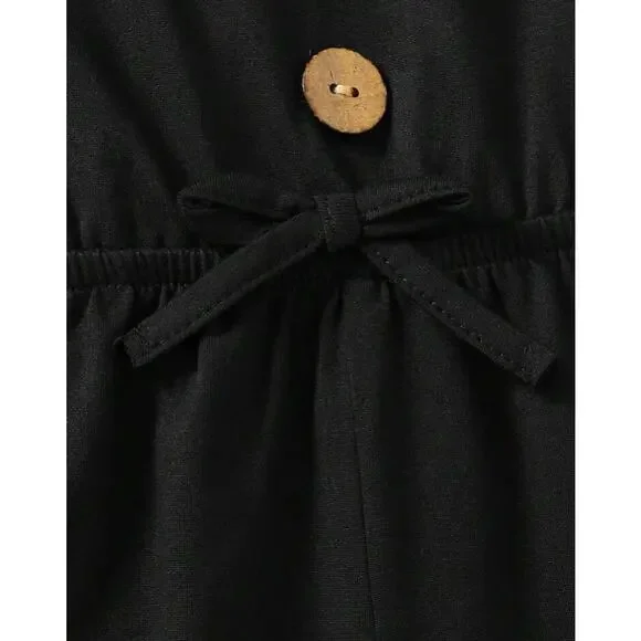 Shein Tween Girls Black Romper - Picture 4 of 5
